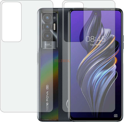 TELTREK Back Screen Guard for TECNO POVA 5G(Pack of 2)