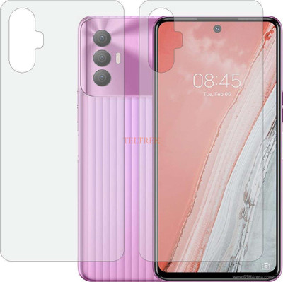 TELTREK Back Screen Guard for TECNO SPARK 8 PRO(Pack of 2)