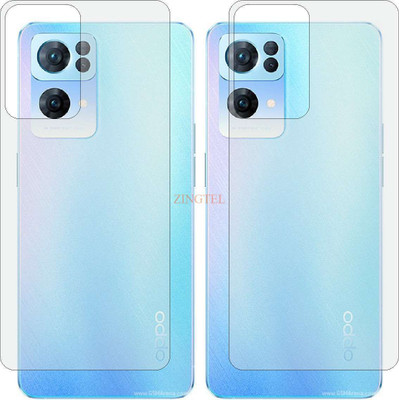 ZINGTEL Back Screen Guard for OPPO CPH2293(Pack of 2)