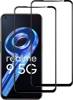 BRENZZ Edge To Edge Tempered Glass for REALME 9 5G(Pack of 2)