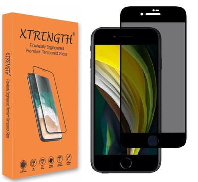 XTRENGTH Edge To Edge Tempered Glass for Apple iPhone SE 3rd Generation(Pack of 1)