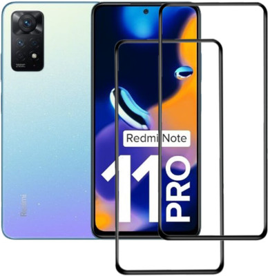 MaxR Edge To Edge Tempered Glass for Redmi Note 11 Pro(Pack of 2)