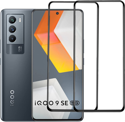 MaxR Edge To Edge Tempered Glass for iQOO 9 SE 5G(Pack of 2)