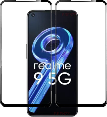 BRENZZ Edge To Edge Tempered Glass for REALME 9 5G(Pack of 2)