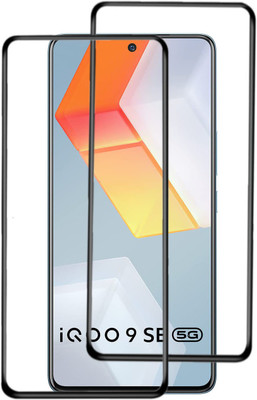 INFINITYWORLD Edge To Edge Tempered Glass for iQOO 9 SE 5G(Pack of 2)