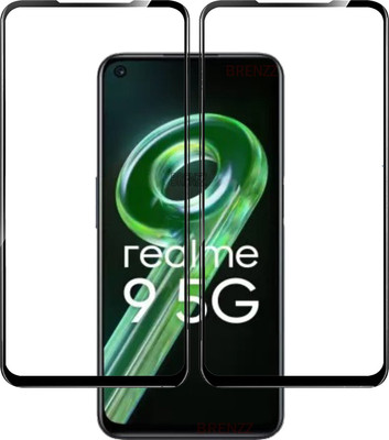 BRENZZ Edge To Edge Tempered Glass for REALME 9 5G(Pack of 2)
