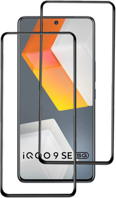 MaxR Edge To Edge Tempered Glass for iQOO 9 SE 5G(Pack of 2)