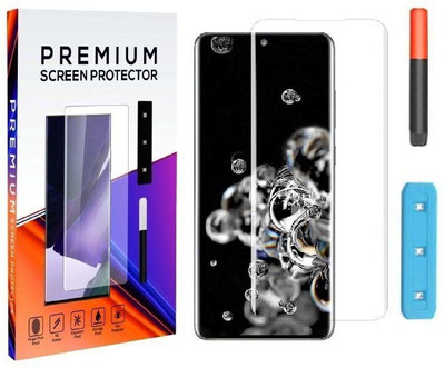 LUXURATE Edge To Edge Tempered Glass for Samsung Galaxy S20 Plus(Pack of 1)