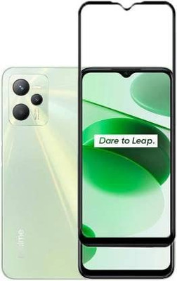 VISHZONE Edge To Edge Tempered Glass for Realme C35(Pack of 1)