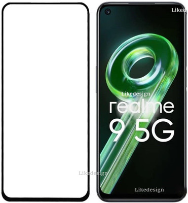 welldesign Edge To Edge Tempered Glass for Realme 9 5G(Pack of 1)