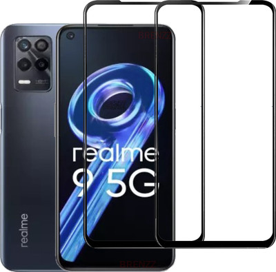 BRENZZ Edge To Edge Tempered Glass for REALME 9 5G(Pack of 2)