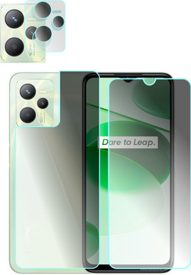 aryax Front and Back Screen Guard for REALME C35(Pack of 3)