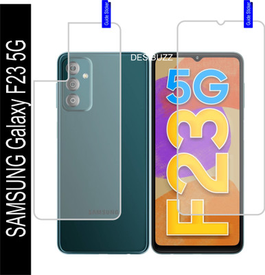 DESIBUZZ Front and Back Tempered Glass for SAMSUNG Galaxy F23 5G(Pack of 2)