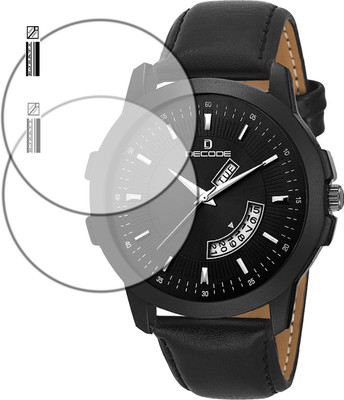 EJZATI Screen Guard for Decode Matrix Analog Dial Men's ALL BLACK WATCH SCREEN GUARD(Pack of 2)