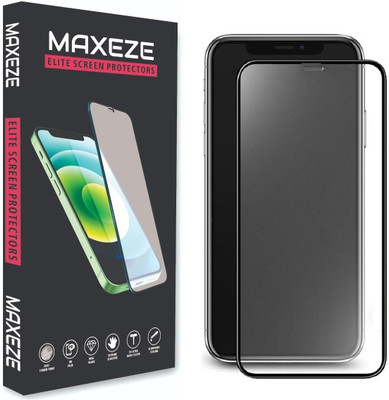 MAXEZE Tempered Glass Guard for Apple iPhone 12 Pro Max(Pack of 1)