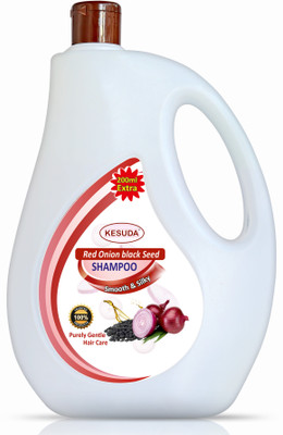 KESUDA Red Onion Black Seed Shampoo with Conditioner for Hair Growth(1 L)