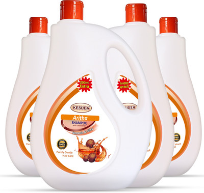 KESUDA Ritha (soap nut) Shampoo with Conditioner for Hair Fall(4 L)