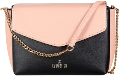 The CLOWNFISH Pink Shoulder Bag Annabelle Handbag Ladies Shoulder Bag Tote For Women College Girls (Pink)