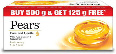 Pears PURE & GENTLE SOAP(5 x 125 g)