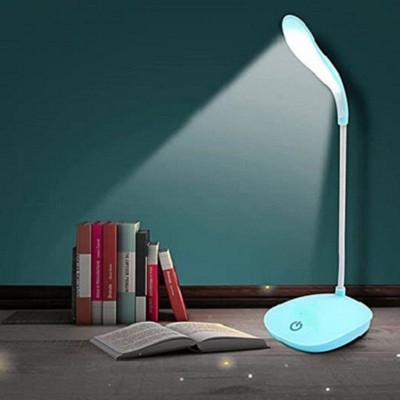 AKR Study lamp Rechargeable Led Touch On Off Switch Student Study Reading Dimmer Study Lamp(35 cm, Blue, White)