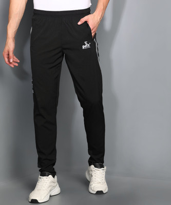 Pace International Solid Men Black, Grey Track Pants