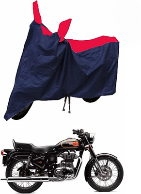 Thlesh Waterproof Two Wheeler Cover for Royal Enfield(Bullet Trials 350, Red, Blue)