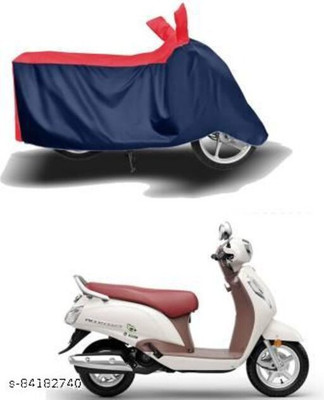 KEDIT Two Wheeler Cover for Suzuki(Access 125, Red, Blue)