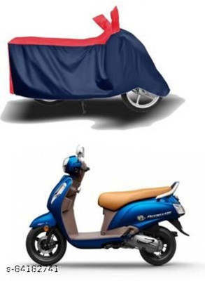 KEDIT Two Wheeler Cover for Suzuki(Swish, Red, Blue)