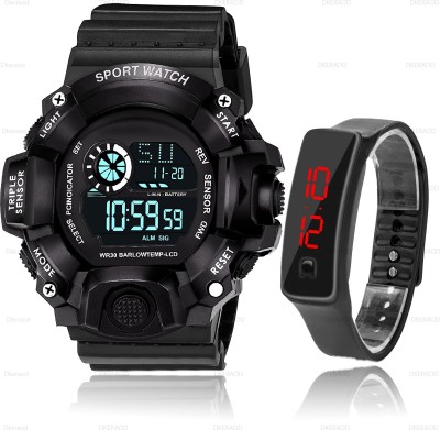 DKERAOD Premium Quality Semi Water&Shock Resistant Stop Watch Wrist Digital Watch Digital Watch  - For Boys