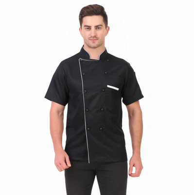 Kodenipr Club Cotton, Polyester Chef's Apron - XXL(Black, Single Piece)
