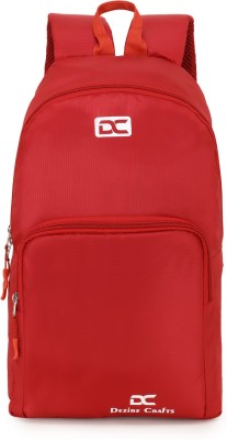DEZiRE CRAfTS DC Light Weight Small Tracking Attractive Tution Bags 10 L Backpack(Red)