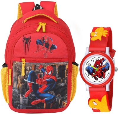 SPORT COLLECTION Combo offer School Bags Boys & Girls (Primary 1st-4th Std) 25 L Backpack(Red)