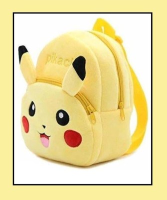 Onisha Kids School Bag Soft Cartoon Baby Boys & Girls Plush Bag 10 L Backpack Plush Bag Waterproof School Bag(Yellow, 12 L)