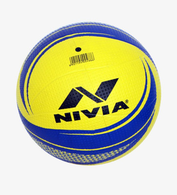 NIVIA Craters Vollyball (Yellow And Blue ) Volleyball - Size: 4(Standard, Pack of 1, Yellow, Blue)