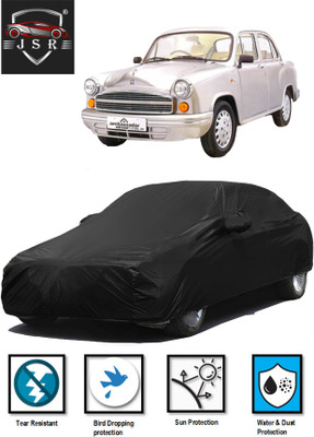 J S R Car Cover For HM Ambassador (With Mirror Pockets)(Black)