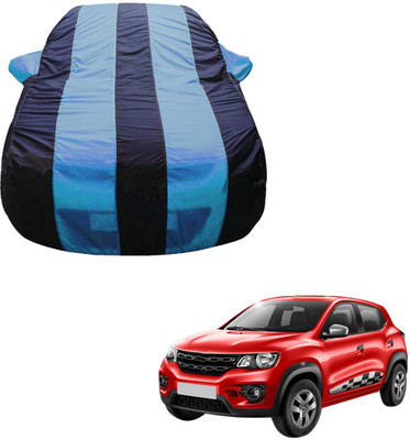 SS Zeeber Car Cover For Renault Kwid (With Mirror Pockets)(Blue, Blue)