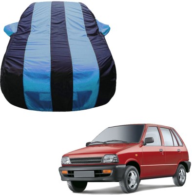 SS Zeeber Car Cover For Maruti 800 DX 5 Speed (With Mirror Pockets)(Blue, Blue)