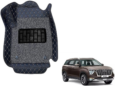 Auto Hub Leatherite Standard Mat For  Hyundai Alcazar(Black)
