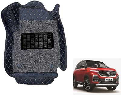 Auto Hub Leatherite Standard Mat For  MG Hector Plus(Black)