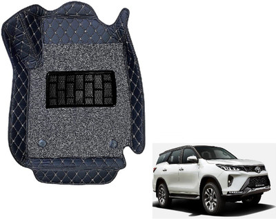 Auto Hub Leatherite Standard Mat For  Toyota Universal For Car(Black)