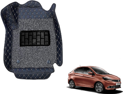 Auto Hub Leatherite Standard Mat For  Tata Tigor(Black)