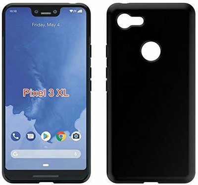 AB PRIME Back Cover for GOOGLE PIXEL 3 XL(Black, Grip Case, Silicon, Pack of: 1)