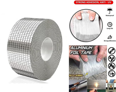 DN BROTHERS SINGLE SIDE MANUAL FOIL TAPE (Manual)(Set of 1, Silver)