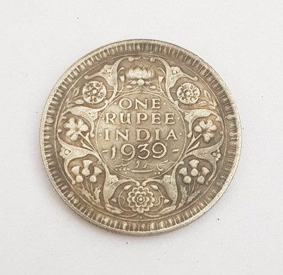 Eforest Rare 1 Rupee King George VI 1939 Coin Medieval Coin Collection(1 Coins)