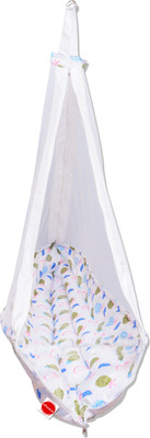 VParents fruity baby cradle with Attached bed and Mosquito net(Blue)