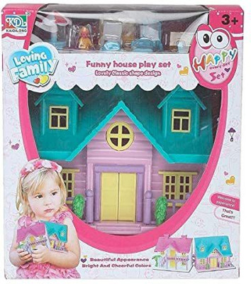 SNM97 Funny House Play Set-Doll House Set (Multicolor)_095(Multicolor)
