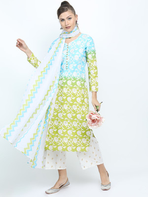 Vishudh Women Kurti Palazzo Set
