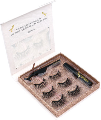 LAYRALASH Mink Magnetic lashes Gold kit(Pack of 5)