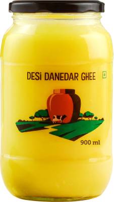 Country Delight Desi Danedar Cow Ghee 900 ml Mason Jar