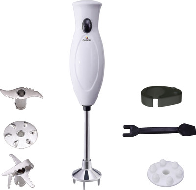 GRINISH 250 W White Hand Blender(SM103)
